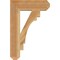 Ekena Millwork Merced Craftsman Rough Sawn Bracket, Western Red Cedar, 4"W x 16"D x 24"H BKT04X16X24MRC04RWR - alternate 3